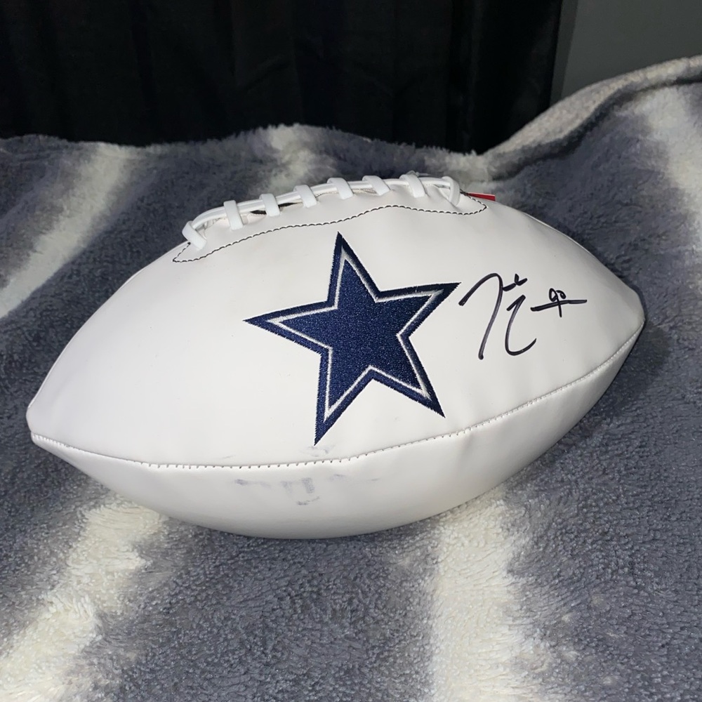 Wilson RSA DeMarcus Lawrence signed football